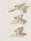 3pcs Faux Pearl Decor Hair Claw