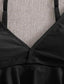 Striped Ruffle Hem High Waisted Bikini Swimsuit
