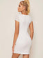 Eyelet Embroidery Sleeve Dress