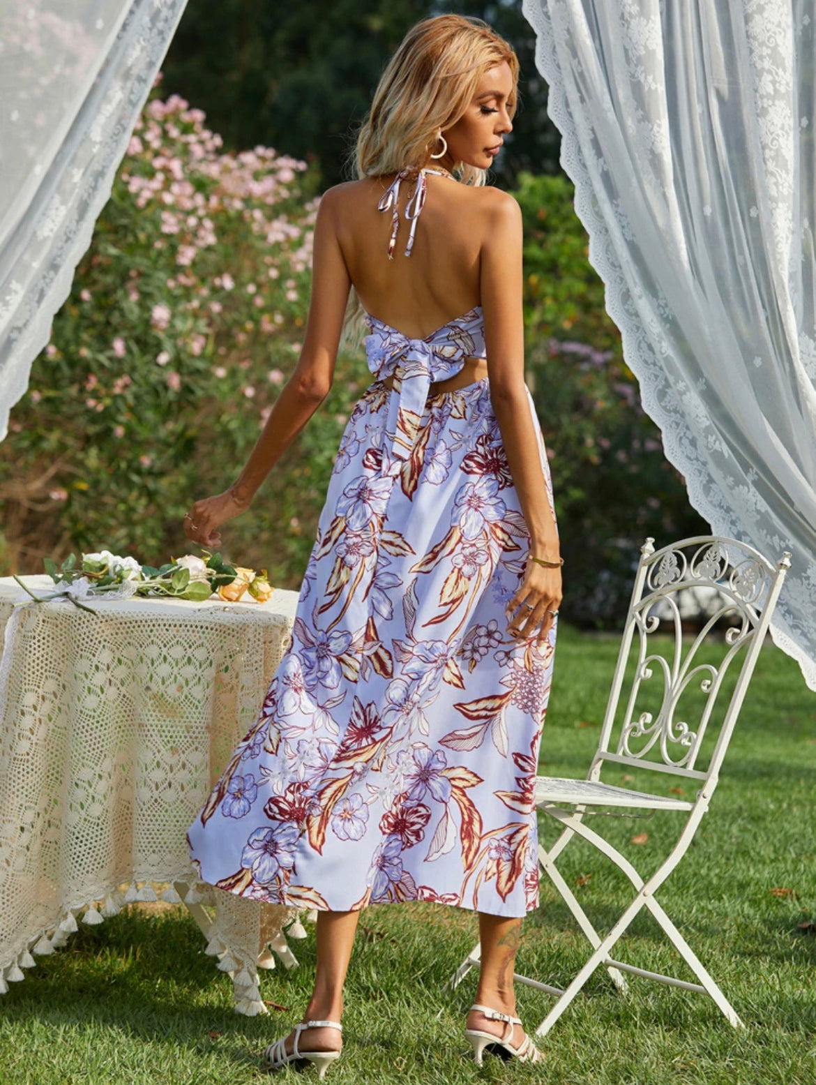 Floral Print Cami Dress
