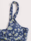 Ditsy Floral High Waisted Bikini Swimsuit